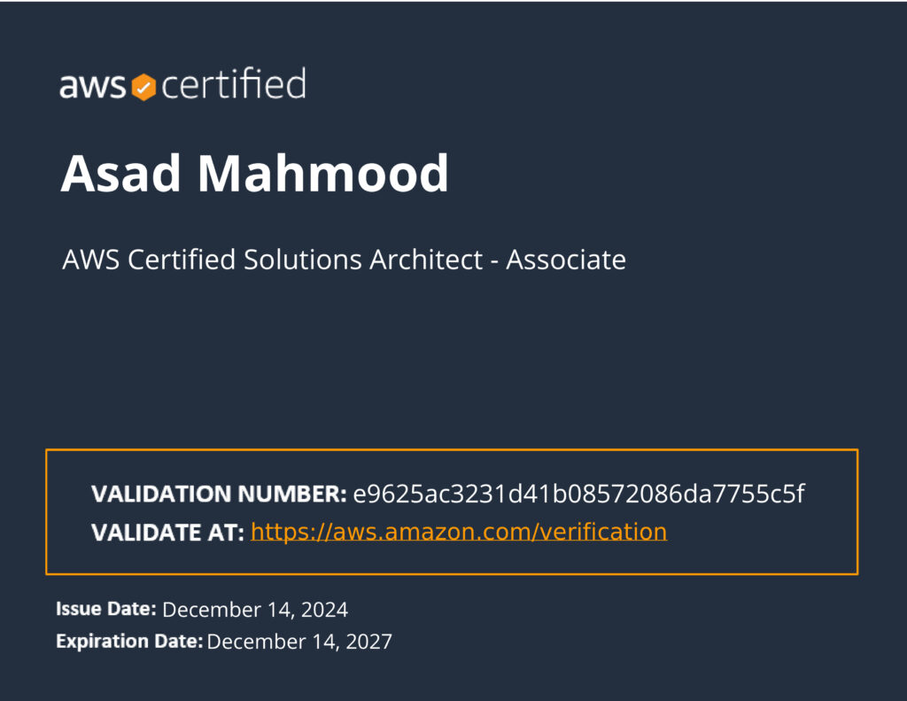 aws solutions architect - associate